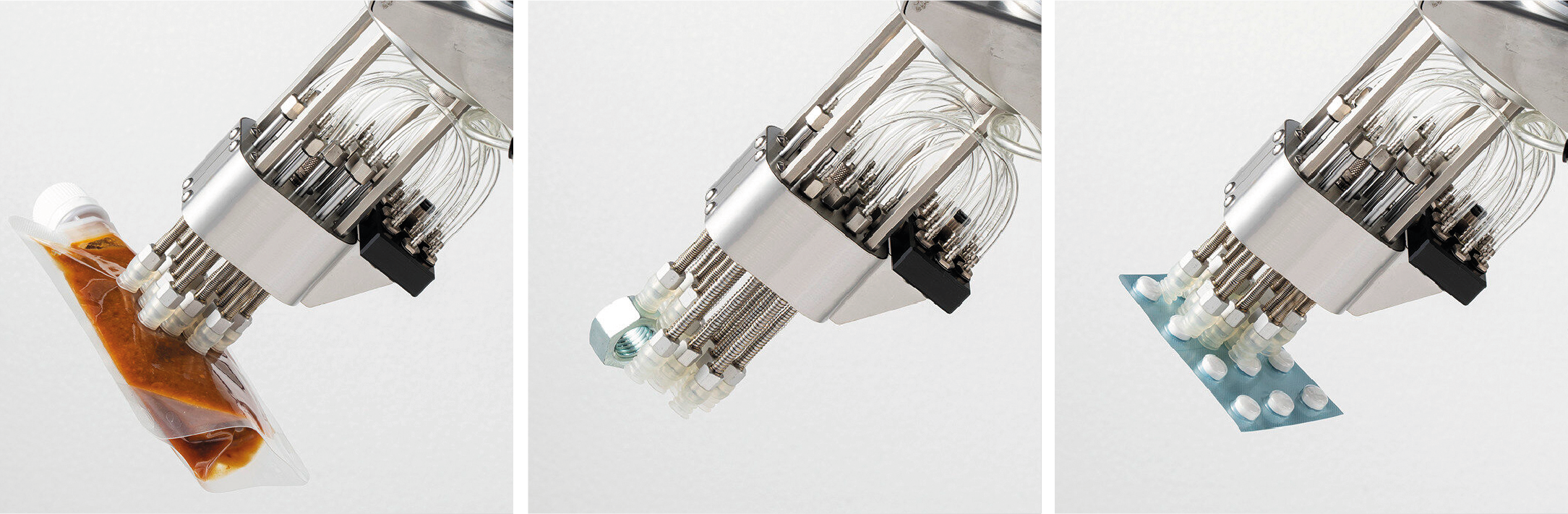 Exemples d’application d’une pince adaptative à ventouses 